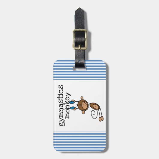 体操猿 ラゲッジタグ (正面縦)