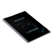 体操生まれのスケッチ手帳になる ノートブック (右側)