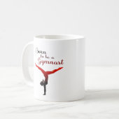 体操生まれをする コーヒーマグカップ (正面左)