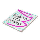 体操生まれをする タイル (側面)