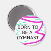 体操生まれをする マグネット (正面/裏面)