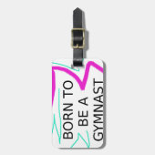 体操生まれをする ラゲッジタグ (正面縦)