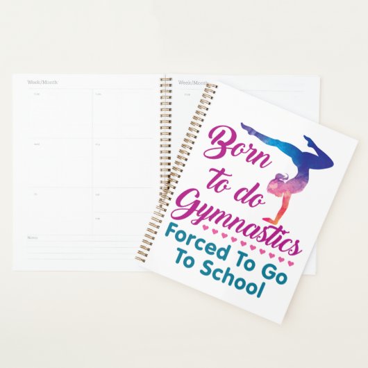 体操生まれを行わざるを得ない プランナー手帳 (ディスプレー)