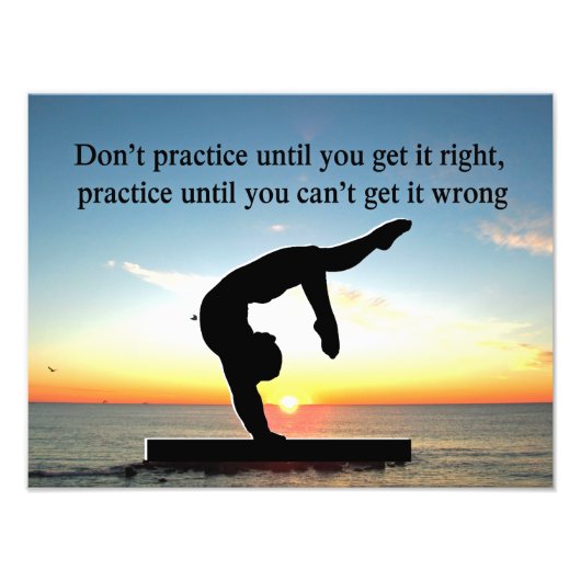 体操生まれ選手 フォトプリント (正面)