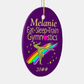 体操生活パーソナライズされたオーナメント セラミックオーナメント (右)