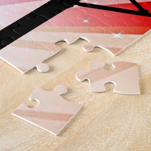 「体操用のパズルと体操用の電灯。 ジグソーパズル (側面)