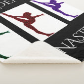 体操用シェルパの大きな毛布に名前を付けた毛布。 シェルパブランケット (3/4)