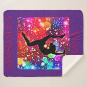 体操用シャーパ中敷き名前。 シェルパブランケット (正面(横))