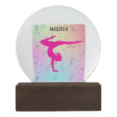 体操用レインボーカスタム裸体スノーグローブ スノーグローブ (裏面)