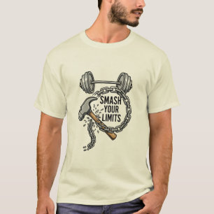 体操着 – 強度、パワー、制限なし Tシャツ