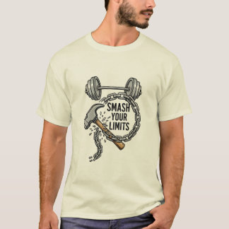 体操着 – 強度、パワー、制限なし Tシャツ