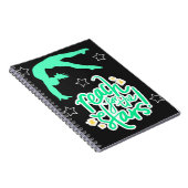 体操競技のタンブルに向けてリーチ ノートブック (右側)