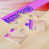 体操競技のライトパズル「私は体操が大好き。 ジグソーパズル (側面)