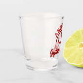 体操競技の選手　名前　体操選手　跳馬　床運動　アスリート ショットグラス (左)