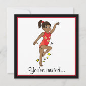 体操競技招待状 招待状 (正面)