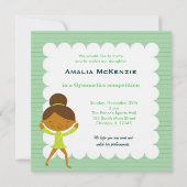 体操競技 招待状 (正面)