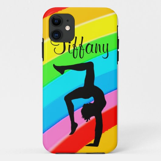 体操素晴らしカスタマイズレインボーIPHONEケース Case-Mate iPhoneケース (裏面)
