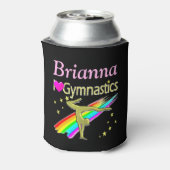 体操素晴らしクーラーボックスが好きパーソナライズされた 缶クーラー (缶裏面)
