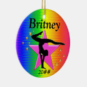 体操素晴らしパーソナライズされたオーナメント セラミックオーナメント (右)
