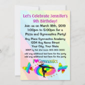 体操素晴らし招待状が大好き 招待状 (裏面)