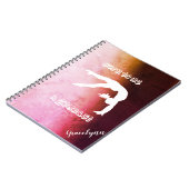 体操素朴スパイラルフォトノートブック ノートブック (左側)