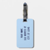 体操絞り染めシャツバッグシールなど ラゲッジタグ (裏面縦)