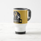 体操芸術的スポーツコーヒーマグ トラベルマグ (正面右)