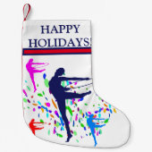 体操芸術的的な スモールクリスマスストッキング (正面)