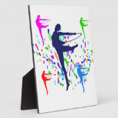 体操芸術的的な フォトプラーク (側面)