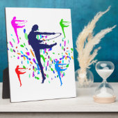 体操芸術的的な フォトプラーク (側面)