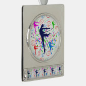 体操芸術的術 シルバープレートバナーオーナメント (右)