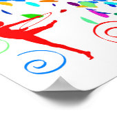 体操芸術的術 ポスター (角)