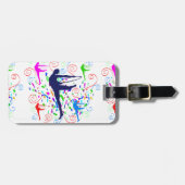 体操芸術的術 ラゲッジタグ (正面横)