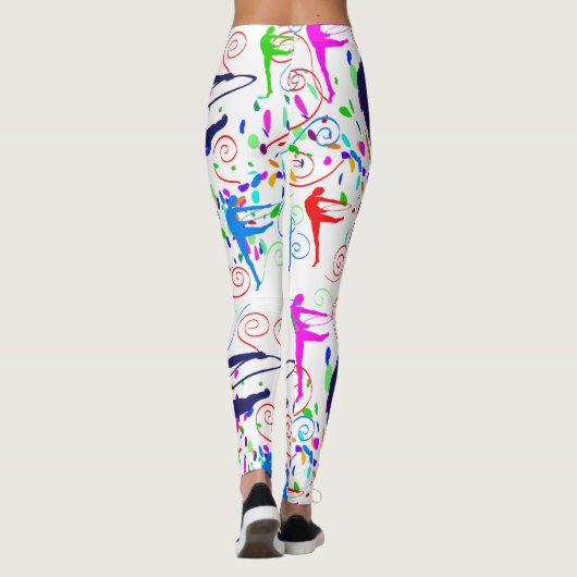 体操芸術的術 レギンス (裏面)