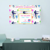 体操芸術的術 横断幕 (トレードショー)