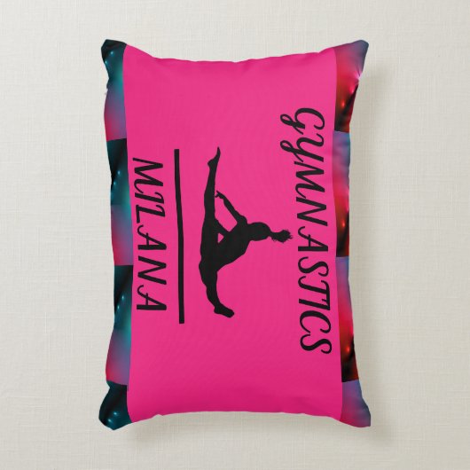 体操装飾用クッションで体操選手が不均一なバー アクセントクッション (正面(垂直))