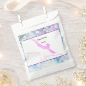 体操誕生日でこぼこバー水色 フェイバーバッグ (クリップ留めされた状態)