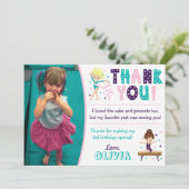 体操誕生日サンキューカード（写真あり） サンキューカード (スタンド正面)