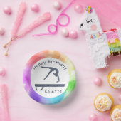 体操誕生日バランスビーム水カラスプラッシュ ペーパーボウル (パーティー)