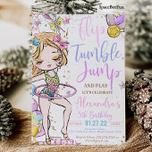 体操誕生日招待状パーティー体操 招待状