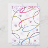 体操誕生日招待状パーティー体操 招待状 (裏面)