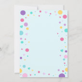 体操誕生日招待状体操パーティー 招待状 (裏面)