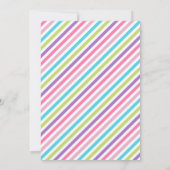 体操誕生日招待状、体操招待状 招待状 (裏面)