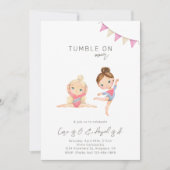 体操誕生日招待状 招待状 (正面)