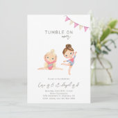 体操誕生日招待状 招待状 (スタンド正面)