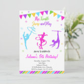 体操誕生日招待状 招待状 (スタンド正面)