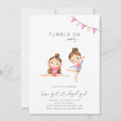 体操誕生日招待状 招待状 (正面)