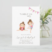 体操誕生日招待状 招待状 (スタンド正面)