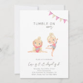 体操誕生日招待状 招待状 (正面)