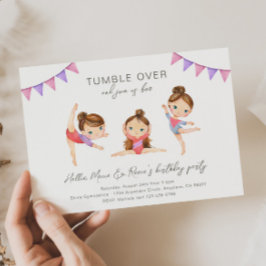 体操誕生日招待状 招待状